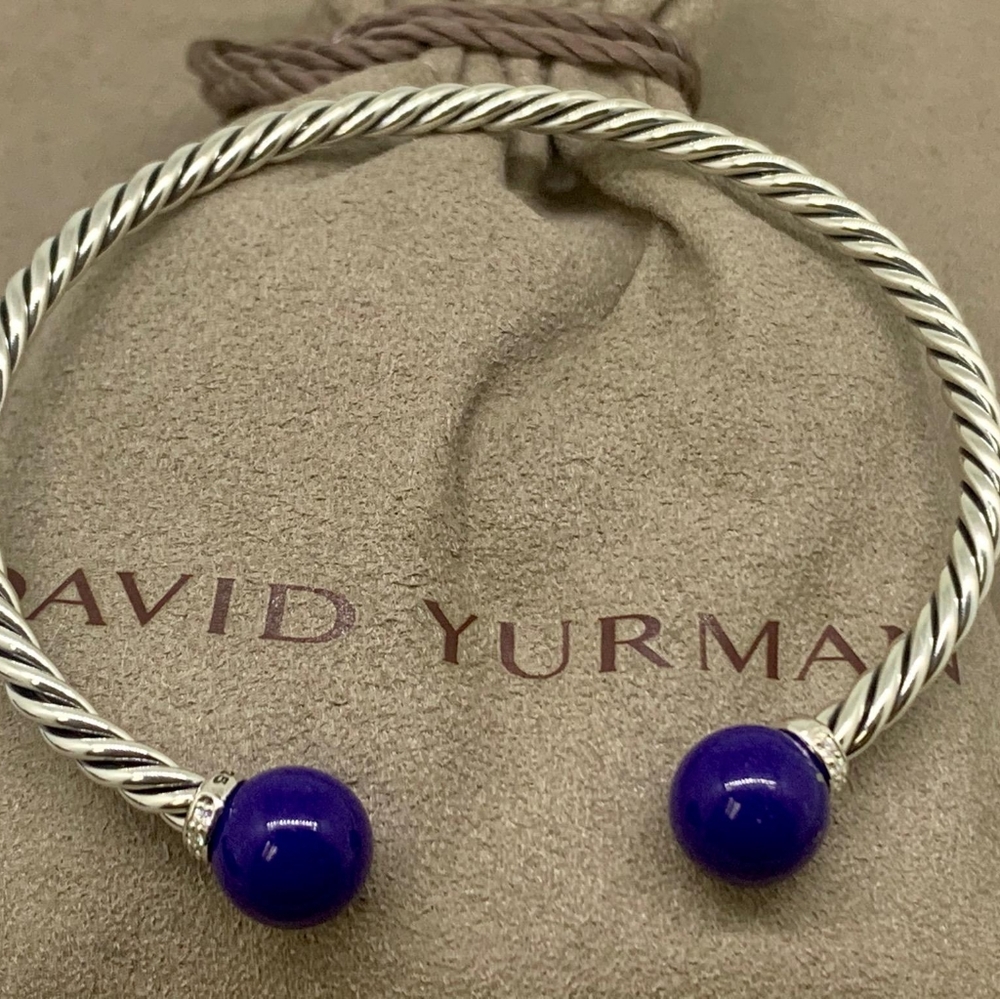 David Yurman Solari Bracelet Lapis Lazuli Diamonds